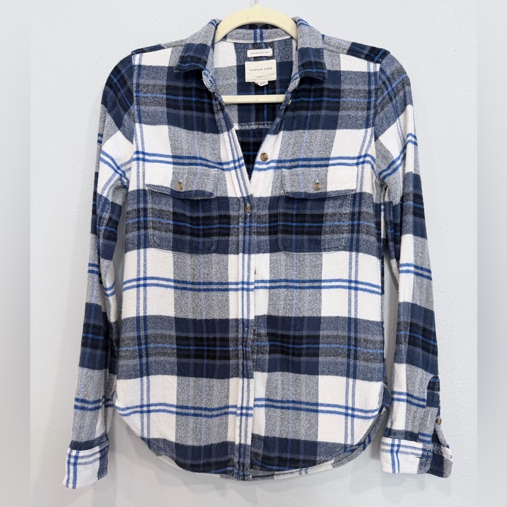 Flannel button shirt